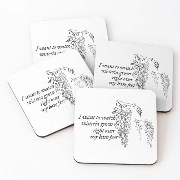 Item preview, I want to watch wisteria grow right over my bare feet - the lakes - folklore - taylor swift designed and sold by isoph.