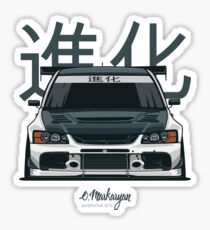 Lancer Evo IX (white) Sticker