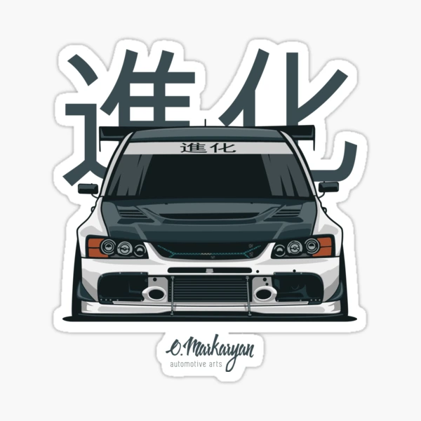 Lancer Evo IX (white)
