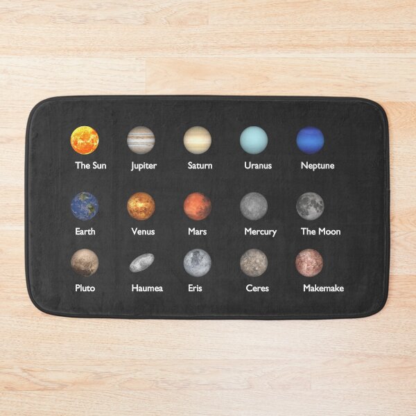 Item preview, Space, The Sun, The Moon, and some Dwarf planets. designed and sold by KineticCGI.