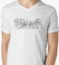 Avatar: Der letzte Luftbändiger - Sokkas Zeichnung T-Shirt mit V-Ausschnitt für Männer