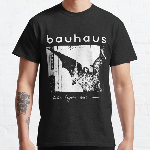 Vista previa del artículo con la obra «Bauhaus - Alas de murciélago - Muerto de Bela Lugosi», diseñado y vendido por BauhausBand.