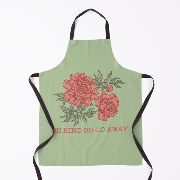 Item preview, Be Kind Or Go Away Peonies Flowers designed and sold by LaGode.