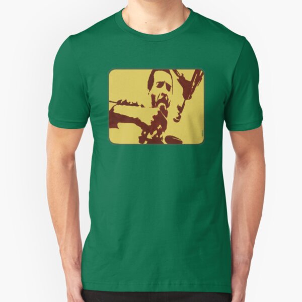 Richie Havens at Woodstock (drawing) Slim Fit T-Shirt