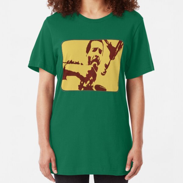 Richie Havens at Woodstock (drawing) Slim Fit T-Shirt