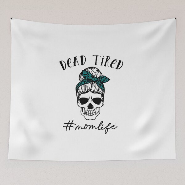 Item preview, Funny dead tired mom Mother Family Messy Bun mother's Day designed and sold by HammonArt.