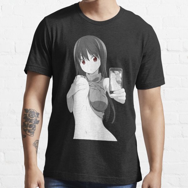 Waifu Material Japanese Anime Selfie Undress Babe Lewd Girl T Shirt For Sale By Obannionsier 7735