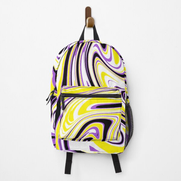 Item preview, non-binary flag swirl design designed and sold by dangerousfrog.