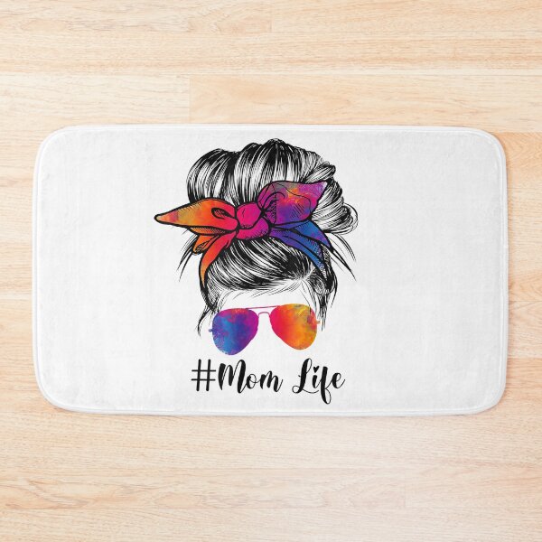 Item preview, Funny Messy Hair Bun Women Mothers Day Tee T-Shirt designed and sold by HammonArt.