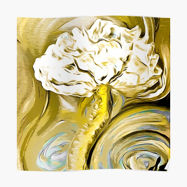 Gold Dandelion  Poster