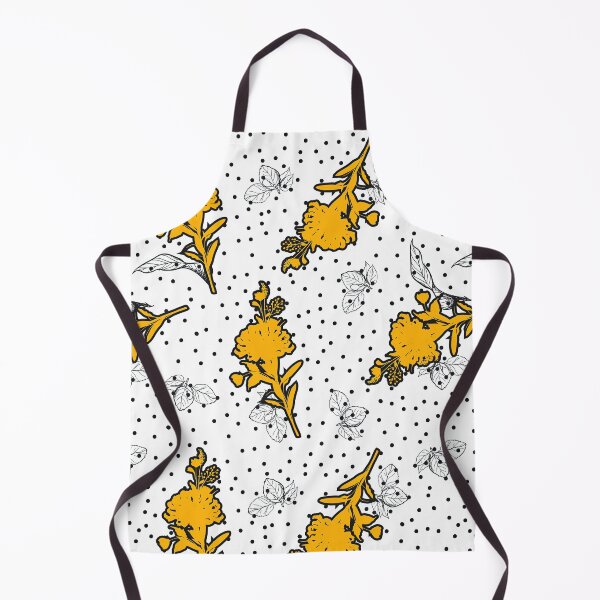 Item preview, Black and White Polka dot With Silhouette Flower, Black and White Polka dot Pattern, Black and White Polka dot Design, Polka Dot designed and sold by graphic-genie.