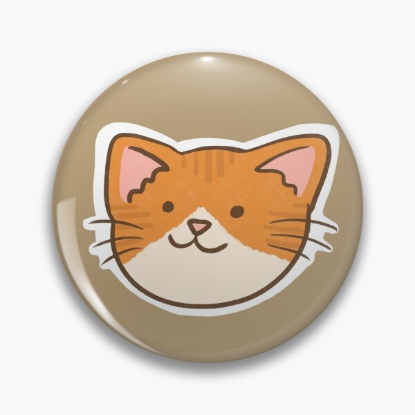 Item preview, orange kitty designed and sold by Samantha Mutrey-Swain.