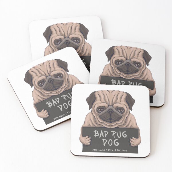 Item preview, Bad Pug designed and sold by IshitaPoint.