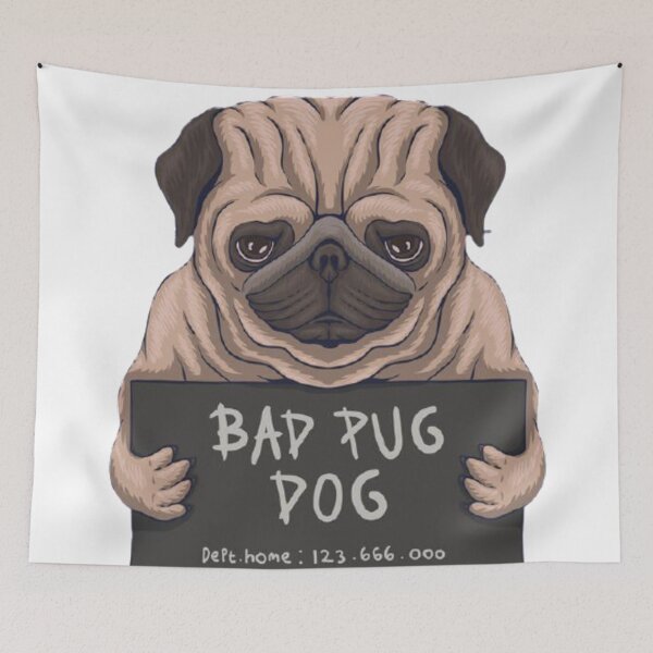 Item preview, Bad Pug designed and sold by IshitaPoint.