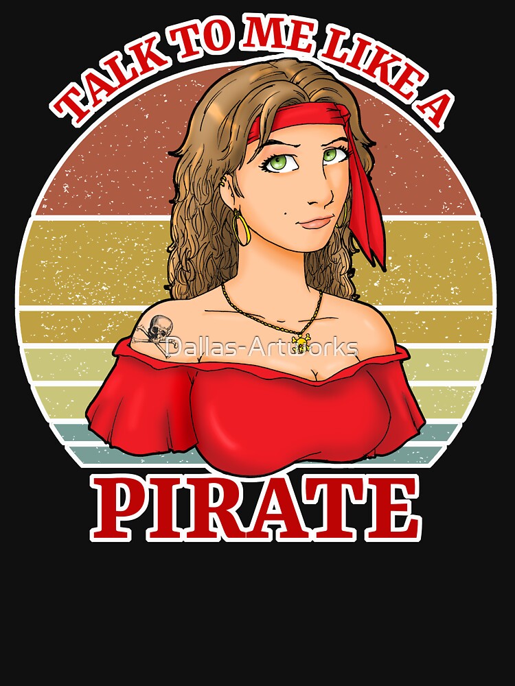 Sexy Women Pirate Costume Halloween Outfit Essential T-Shirt for Sale by  melsens