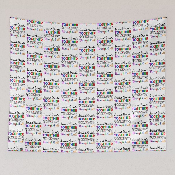 Item preview, Second Grade Together Through It All, Back To School designed and sold by HoangTK.