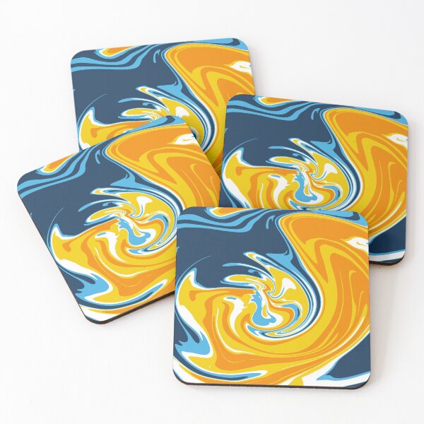 Item preview, sunset aro ace pride flag swirl designed and sold by dangerousfrog.