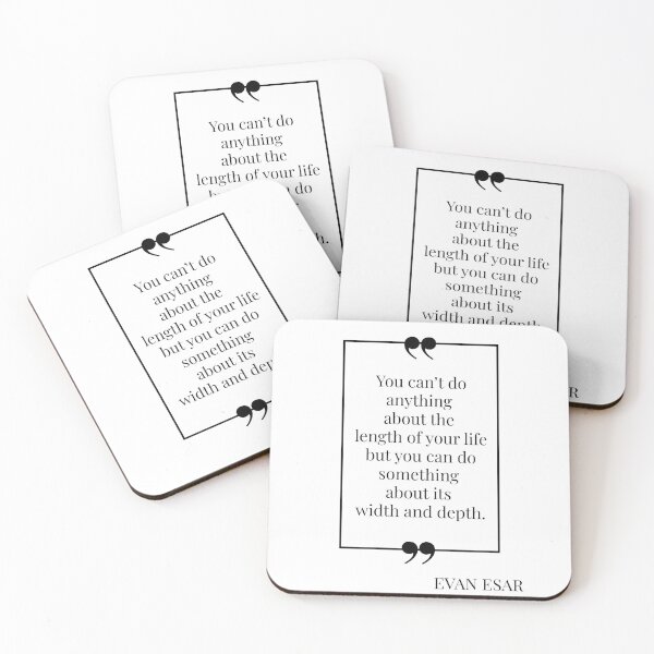 Item preview, The Depth of Life - Evan Esar Quote designed and sold by MuseTheQuote1.