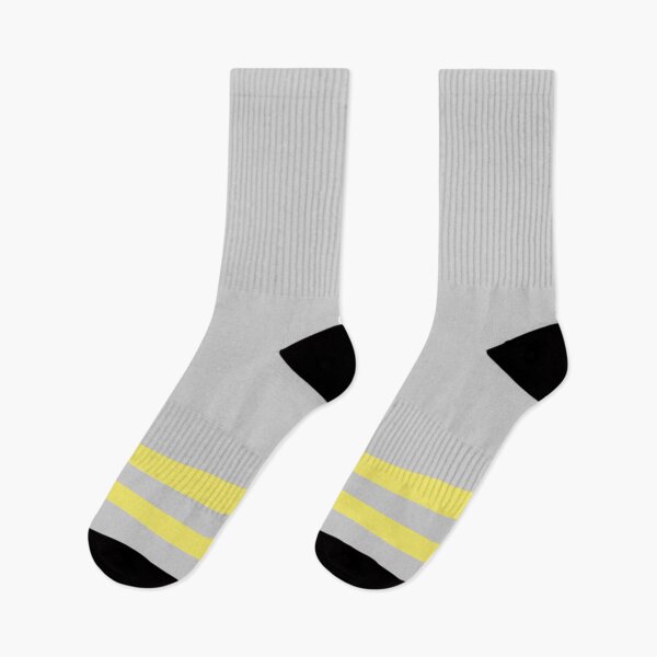 Item preview, Gray with Two Yellow Stripes designed and sold by Whoopsidoodle.