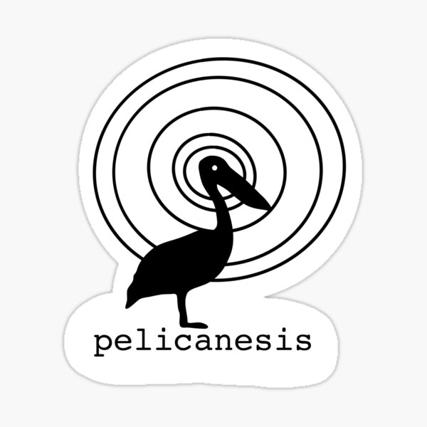 Telekinesis Pelican - Pelicanesis Sticker