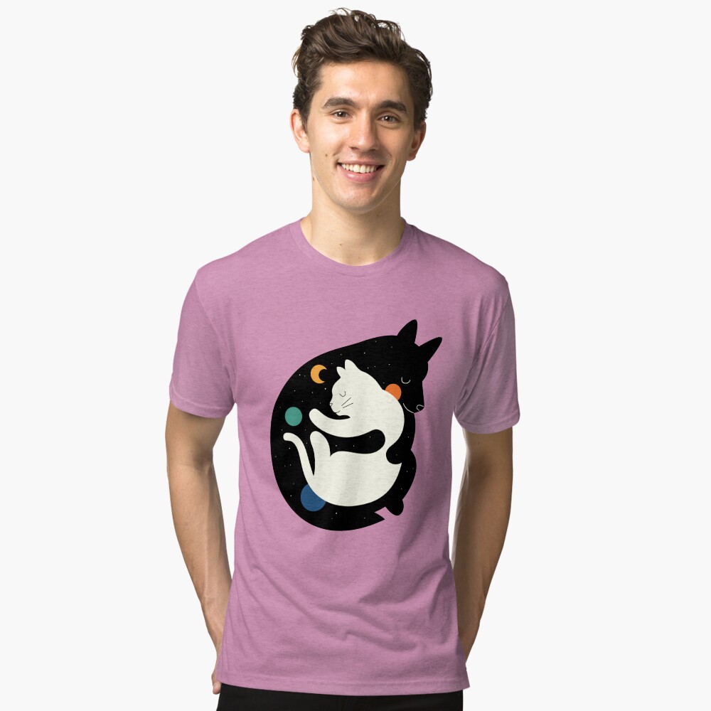 Vista previa del artículo con la obra «Camiseta de tejido mixto», diseñado y vendido por AndyWestface.