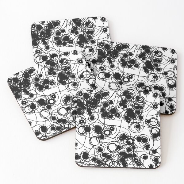 Item preview, Spiral chaotic design - black and white designed and sold by rahilvalani.