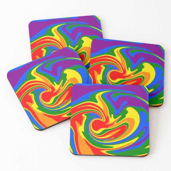 Item preview, LGBTQ+ swirl flag design designed and sold by dangerousfrog.