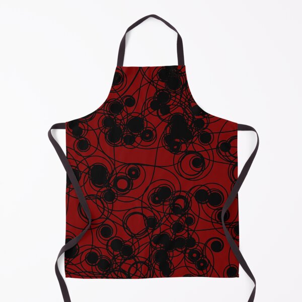 Item preview, Spiral chaotic design - black and maroon designed and sold by rahilvalani.