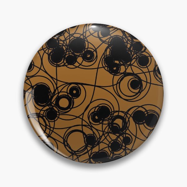 Item preview, Spiral chaotic design - black and brown designed and sold by rahilvalani.