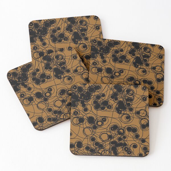 Item preview, Spiral chaotic design - black and brown designed and sold by rahilvalani.