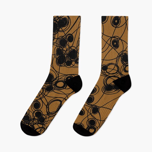 Item preview, Spiral chaotic design - black and brown designed and sold by rahilvalani.