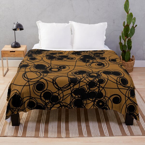 Item preview, Spiral chaotic design - black and brown designed and sold by rahilvalani.