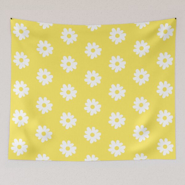 Item preview, Flower on Yellow Background - Patterned designed and sold by sketchesbyalex.