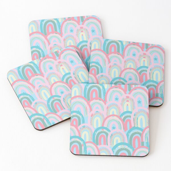 Item preview, Boho Pastel Rainbows designed and sold by Redhillcreative.
