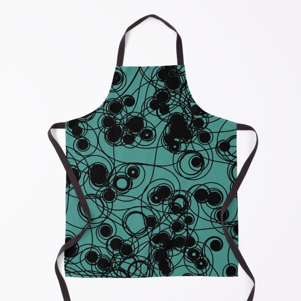 Item preview, Spiral chaotic design - black and teal designed and sold by rahilvalani.