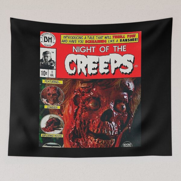 Item preview, Night of the Creeps 4 Movies Character Zombies Exploding Heads designed and sold by TroyBrittany3.
