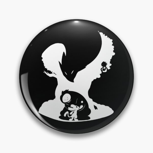 Item preview, black and white Ori and the Blind Forest action game designed and sold by Winston4Clark.