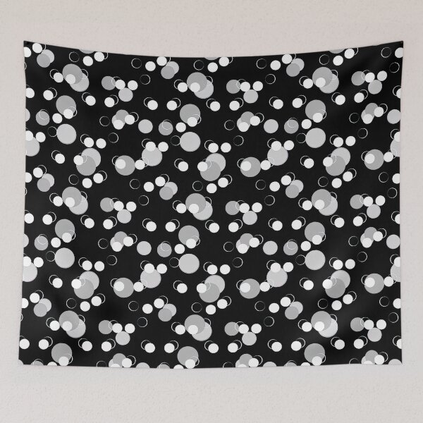 Item preview, Black, White and Gray Polka dot, Black and White Polka dot Pattern, Black and White Polka dot Design, Polka Dot designed and sold by graphic-genie.