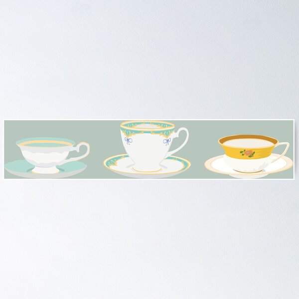 Item preview, 3 Teacups designed and sold by MissBennett.