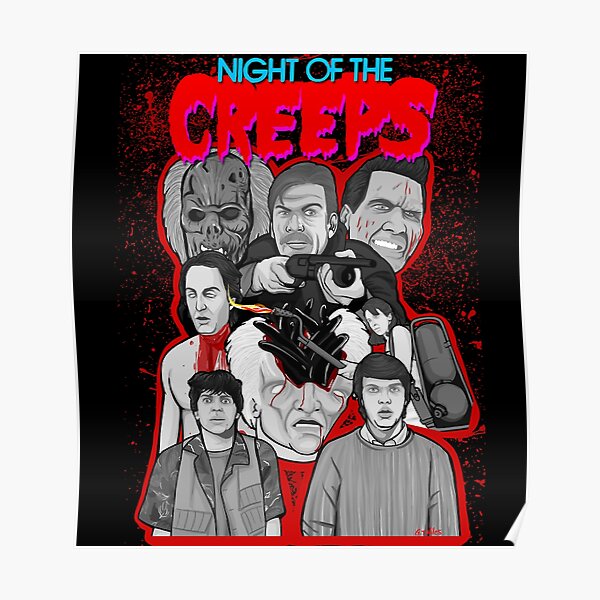 "Night Of The Creeps Collage" Poster For Sale By TroyBrittany3 | Redbubble