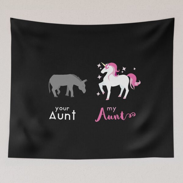 Item preview, Your Aunt Horse, My Aunt Sexy Funny Beautiful Pink Unicorn  designed and sold by Merchking1.