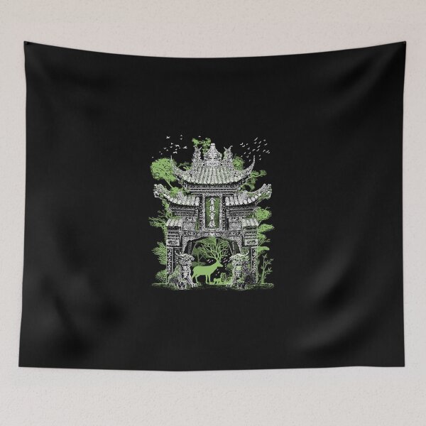 Item preview, Chinese temple gate  designed and sold by MinLagares01.