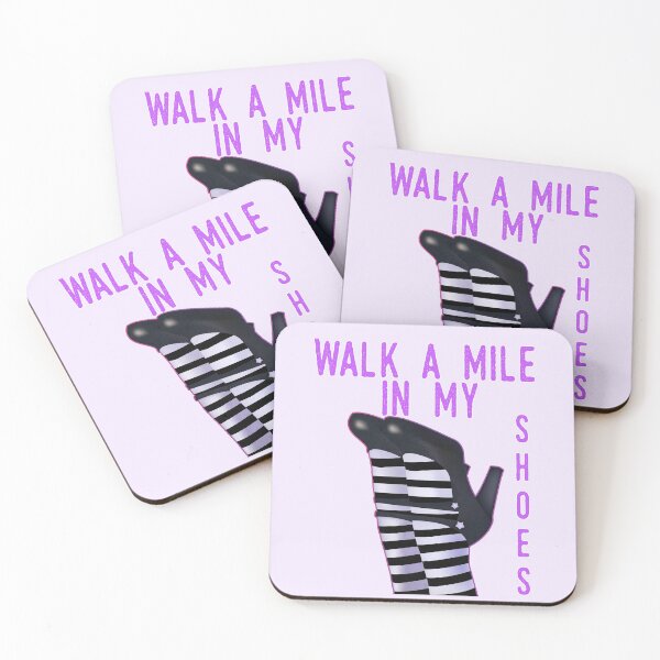 Item preview, Walk a Mile in my Shoes Halloween  Funny Typography designed and sold by Nzgiftsandmore.
