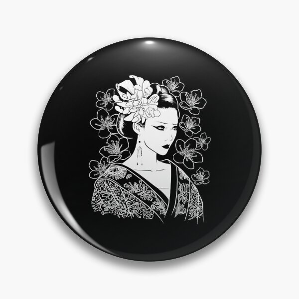 Item preview, Japanese Geisha flower  designed and sold by MinLagares01.