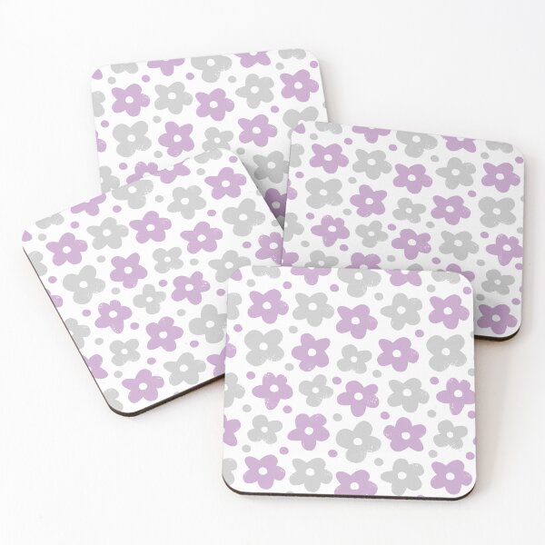 Item preview, Pink grey floral patten design in transparent background  designed and sold by smartcircle.