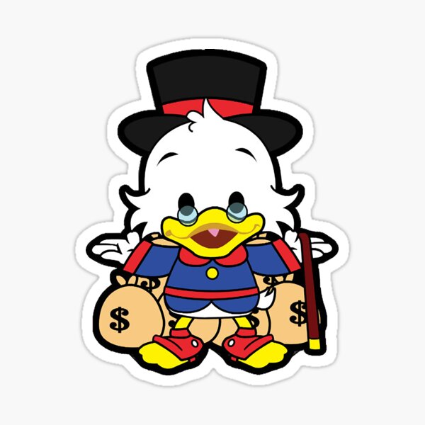 Scrooge McDuck Chibi Sticker