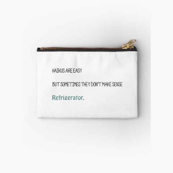 Item preview, Haikus Are Easy Refrigerator designed and sold by BalladryCrystal.