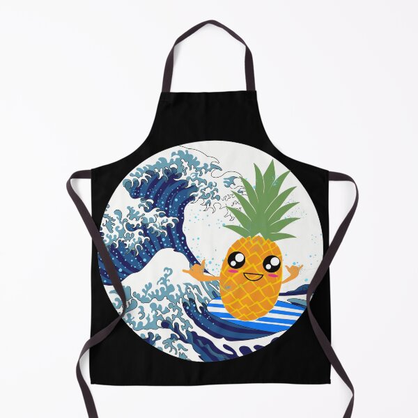 Item preview, Kawaii pineapple surfing designed and sold by 1DaisyChainLane.