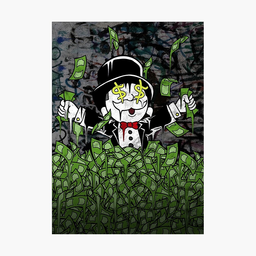 Download Monopoly Man Oil Painting Wallpaper | Wallpapers.com