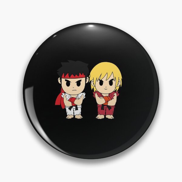 Item preview, Ken and Ryu Street Fighter Chibi  designed and sold by Shellenbarger.